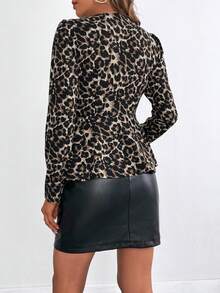 SHEIN Privé In hoa Báo Dây kéo Xoay eo áo Không có áo Top Tube - Nhiều màu - Xem 2