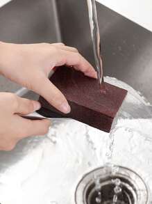 3pcs Emery Sponge Erase Scale Cleaning Brush Bottom Rust Decontamination Wipe Pan Brush