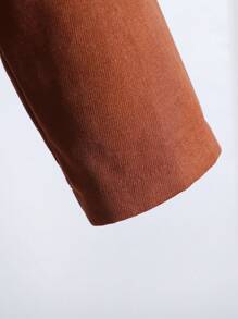 SHEIN Cậu bé Tween Đôi ngực Áo vest & Áo sơ mi & Quần - màu nâu - Xem 5