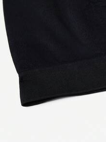 Sujetador bandeau con abertura - Negro - Ver 4