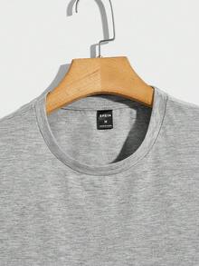 Manfinity RebelGame Nam Phản chiếu In Gamepad Áo thun - Màu Xám nhạt - Xem 5