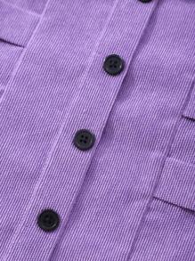 SHEIN Tween Girl Ruffle Trim Bow Front Shirt & Skirt - Multicolor - View 6