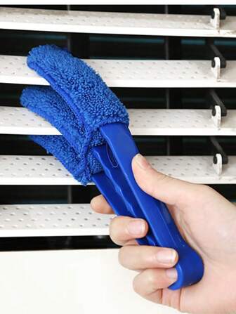 1入組隨機色空調通風孔清潔刷,百葉簾清潔,可拆卸和可水洗除塵刷使用