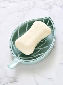 1 Miếng Màu sắc tùy ý Hai lớp Nhựa Giá để xà bông Với Làm khô hạn Cái mâm , Phòng tắm Lá cây Hình dạng Đĩa xà phòng Xà bông Đứng - Nhiều màu - Xem 1