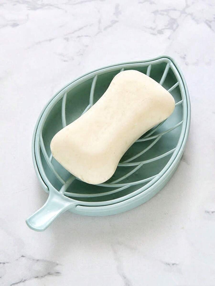 1 Miếng Màu sắc tùy ý Hai lớp Nhựa Giá để xà bông Với Làm khô hạn Cái mâm , Phòng tắm Lá cây Hình dạng Đĩa xà phòng Xà bông Đứng - Nhiều màu - Xem 1