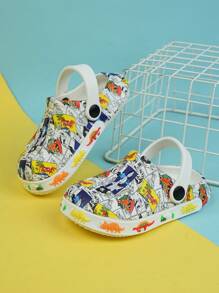 Children's Shark Pattern Casual Breathable Slip-On Shoes For Daily Wear