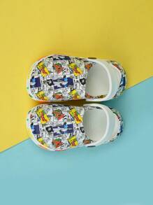 Children's Shark Pattern Casual Breathable Slip-On Shoes For Daily Wear