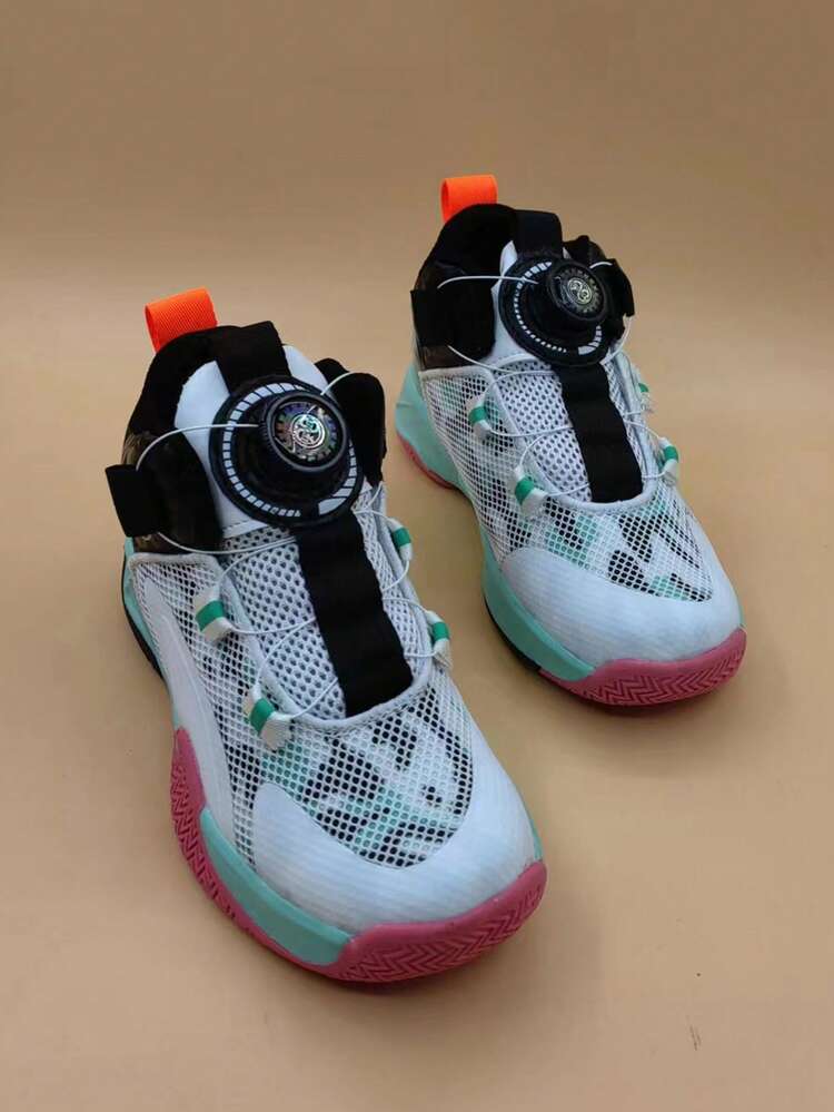 סניקרס ספורטיביות לבנים, סניקרס קדמיות עם שרוכים קולורבלוק - ריבוי צבעים - ראה 5