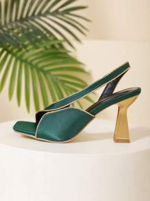 New Women's Summer Sexy Roman Style Fashion Stiletto Open-Toed Catwalk High-Heeled Shoes