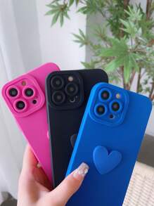 3 piezas Funda para móvil con adorno de corazón - Multicolor - Ver 2