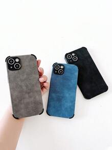 3pcs màu trơn Da giả Ốp lưng & bao da điện thoại - Nhiều màu - Xem 1