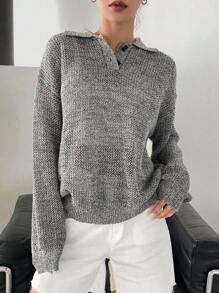 DAZY Rollkragen Dropped-Shoulder Pullover, Herbstkleidung