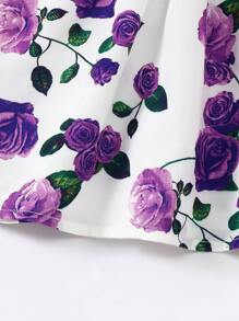 SHEIN Junges Mädchen Cami Kleid mit Blume Muster,