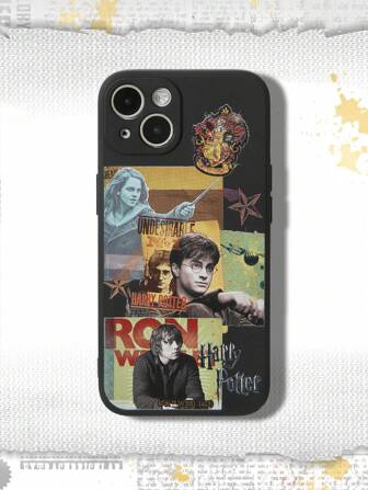 Harry Potter | ROMWE Funda para móvil con estampado de figura