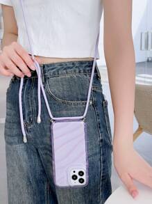 Clear Phone Case With Lanyard - Multicolor - View 4