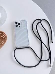 Clear Phone Case With Lanyard - Multicolor - View 1