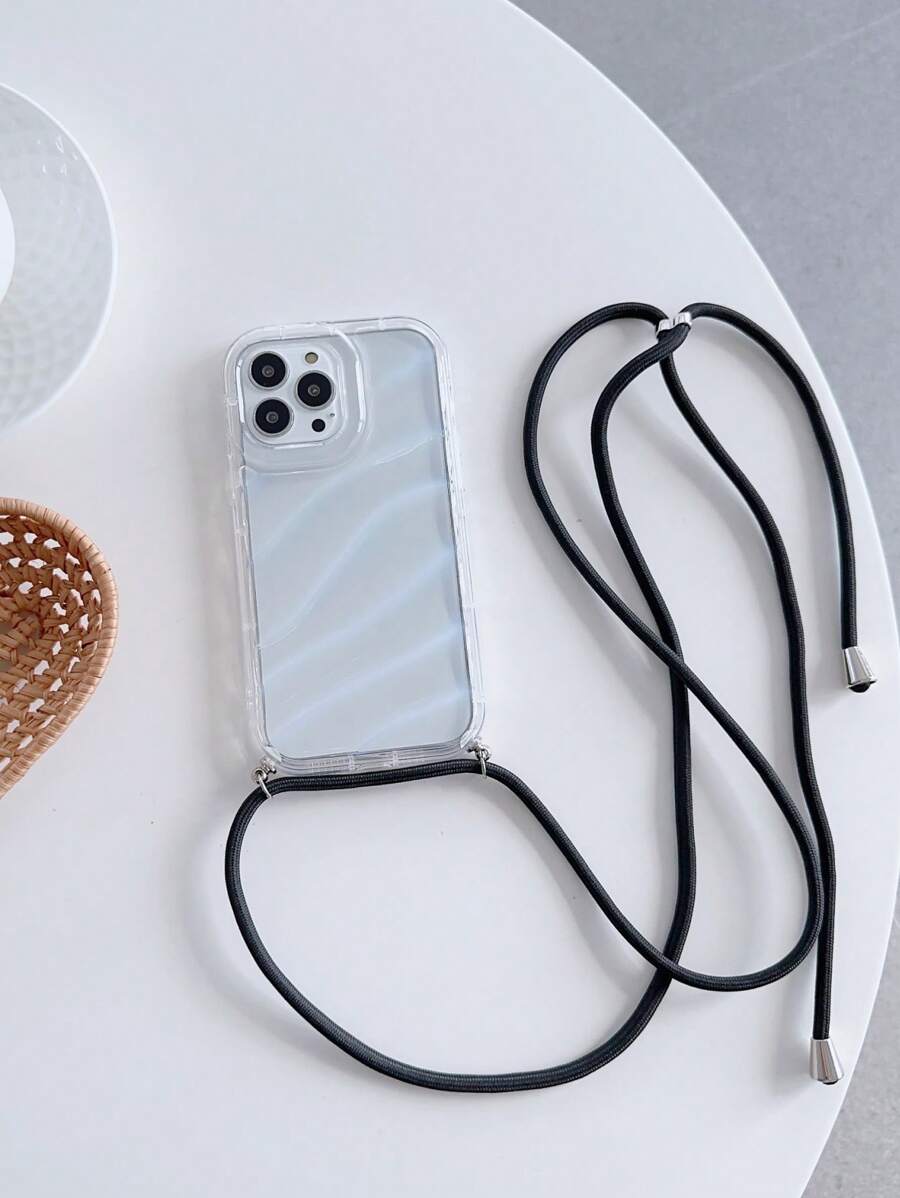 Clear Phone Case With Lanyard - Multicolor - View 1