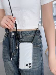 Clear Phone Case With Lanyard - Multicolor - View 4