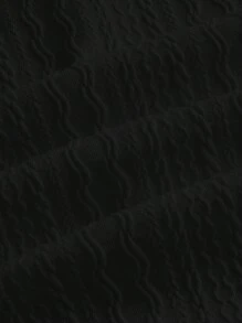 SHEIN ICON Solid Unitard Romper - Black - View 5