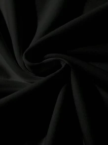 Manfinity Roughcore Men Plus Size Letter Graphic Mock Neck Casual Short Sleeve Tee, For Going Out