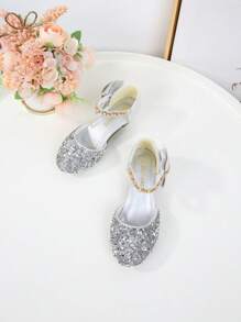 Mode-Kinderschuhe mit hohen Absätzen im Prinzessin-Stil