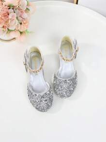 Mode-Kinderschuhe mit hohen Absätzen im Prinzessin-Stil