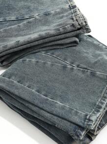 DAZY Wide Leg Jeans - Dark Wash - View 13