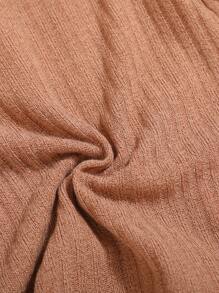 SHEIN Set de 3 piezas para bebé niña: Top de manga larga, cuello alto, elástico y cómodo, de uso versátil y casual - Multicolor - Ver 3