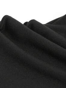 DAZY Camiseta Sólida De Manga Corta - Negro - Ver 5