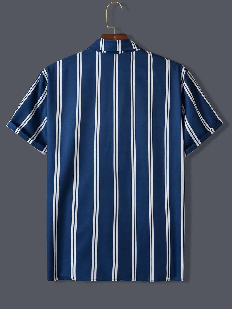 Men Striped Print Shirt | SHEIN USA