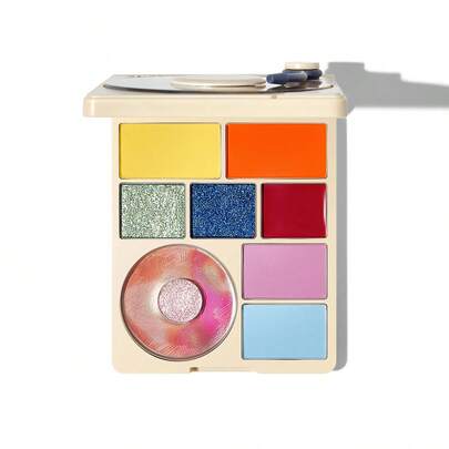 SHEGLAM Vinyl Pop Color Palette-Color Me Crazy 9-Color Shimmer Matte Eyeshadow Palette Color/Colour Evenly Pigmented  Smooth  Blendable Eyeshadow Brand Beauty Makeup Face Paint Cosmetic For Women Girls Perfect For Spring Summer Ideal For Y2K Fancy Fashion Suitable For Birthday Mother'S Day Gift Rave Party Ready Best Color