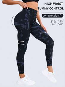 Yoga Trendy Quần Leggings Thể thao Nữ Ngụy trang - Nhiều màu - Xem 1