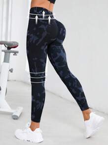 Yoga Trendy Quần Leggings Thể thao Nữ Ngụy trang - Nhiều màu - Xem 2