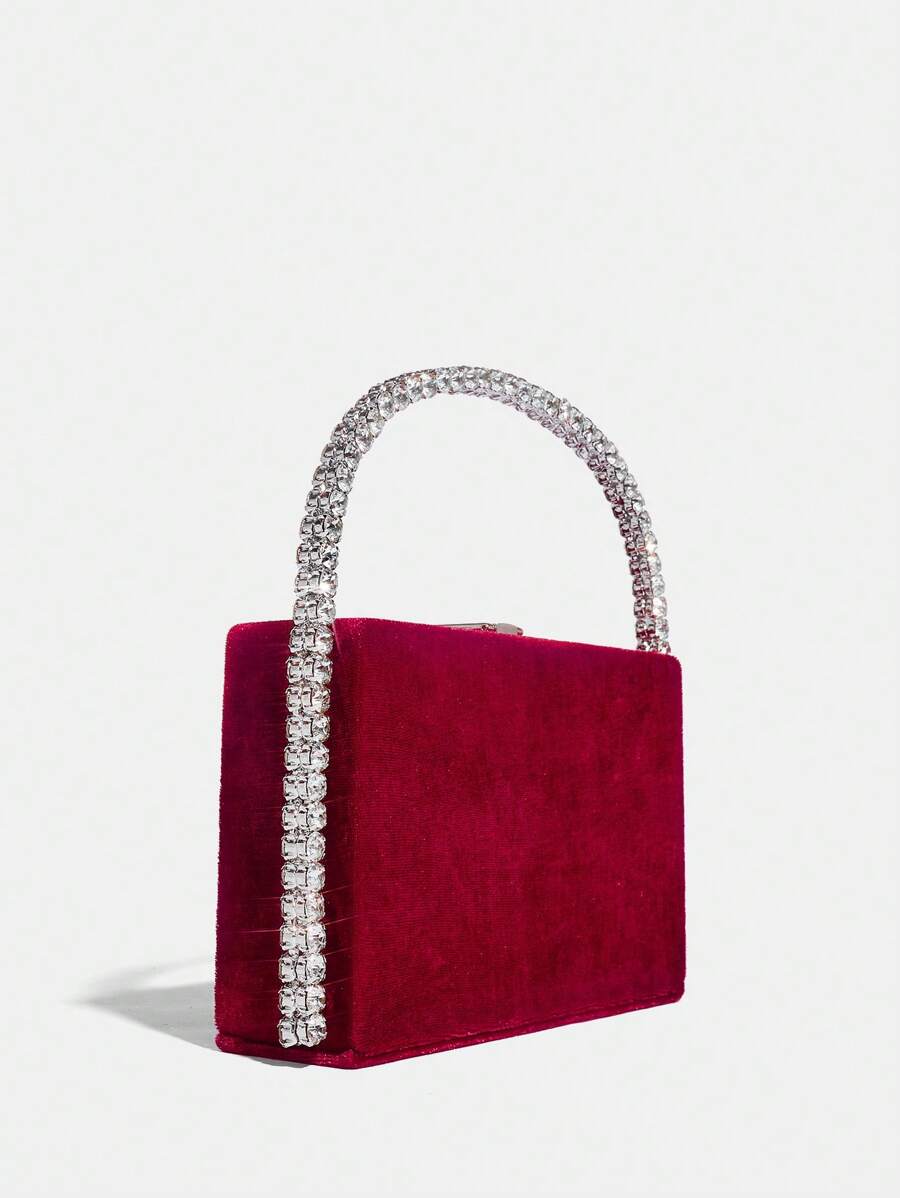 Syrads Pochette Da Sera Con Catena Per Donna, Borsa In Paillettes E PU, Dimensioni 20x14x4 Cm, 3 Modalità D'uso, Per Feste E Matrimoni