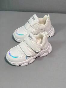 女嬰白色時尚運動鞋