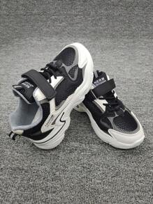 女孩字母圖案系帶設計運動戶外老爹鞋