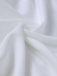 SHEIN Cô gái Tween Đồ họa Chữ cái Áo nỉ - trắng - Xem 4