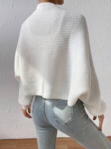 SHEIN Unity Space Dye Crop Cami Knit Top & Cardigan - Multicolor - View 2