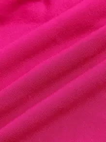 SHEIN EZwear Solid Cami Top - Hot Pink - View 4