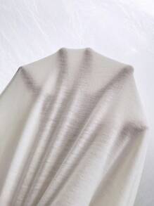 SHEIN Clasi Hơn Hình ảnh con bò &  chữ cái Fringe Hem Áo thun - trắng - Xem 7