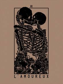 Deniart Áo thun nữ Lễ Các Thánh Lá thư Giải trí - Màu nâu  Mocha - Xem 3