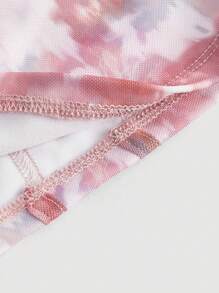 SHEIN MOD Top de tirantes con estampado floral escote drapeado - Multicolor - Ver 3