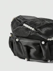 2pcs Girls Faux Pearl Decor Headband For Daily Life