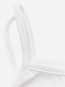 SHEIN Leap Crew 青少年女孩休闲纯色吊带背心