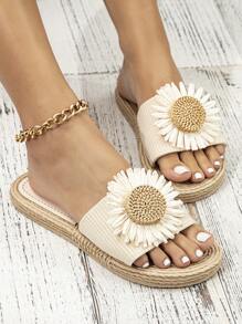 Dép bệt Nữ - Màu be - Xem 3