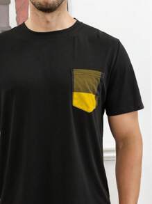 男士格紋印花睡衣套裝 - 彩色 - 查看 3