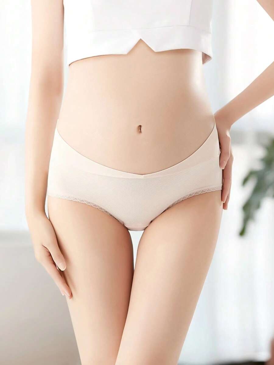 Thai sản Trang trí ren Ngắn gọn - Màu be - Xem 1