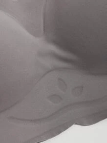 DAZY 纯色扇贝边饰文胸内衣女士 - 咖啡棕 - 查看 9