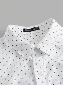 Manfinity VCAY Men All-over Print Shirt - White - View 4