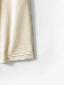 Men Japanese Letter & Dragon Graphic Tee - Khaki - View 3